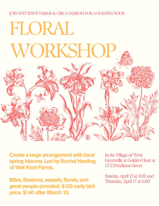 Golden Hour Floral Arrangement Workshop